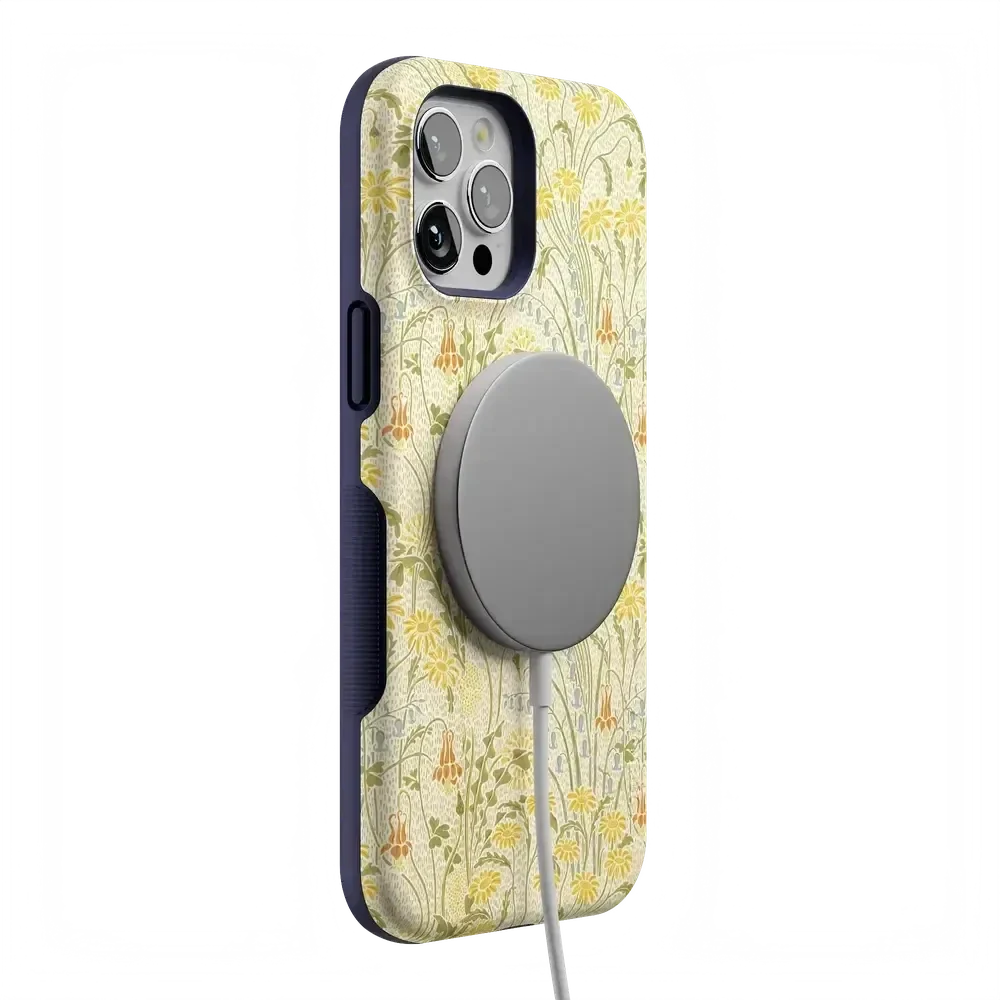 Boho Blooms | Golden Floral Case iPhone Case get.casely
