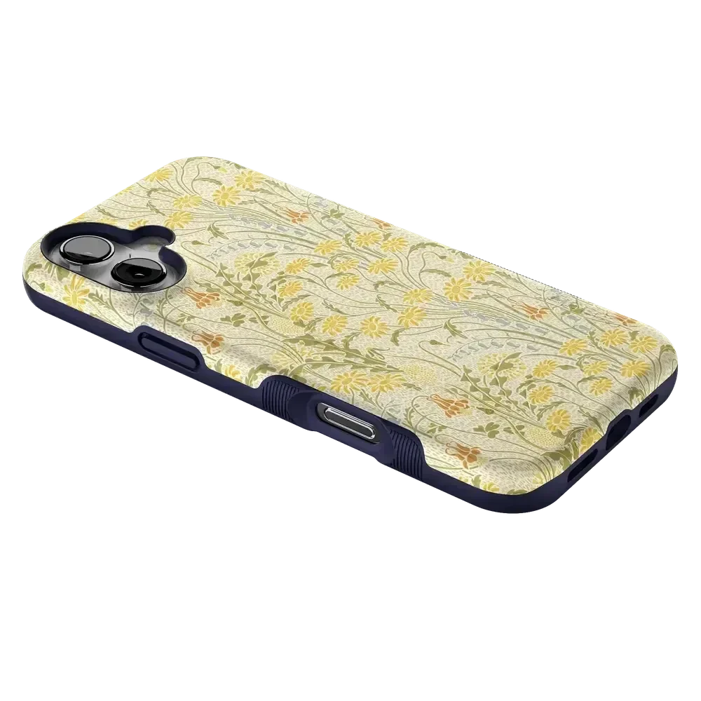 Boho Blooms | Golden Floral Case iPhone Case get.casely