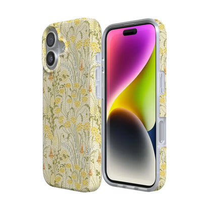 Boho Blooms | Golden Floral Case iPhone Case get.casely