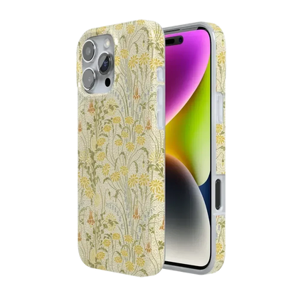 Boho Blooms | Golden Floral Case iPhone Case get.casely