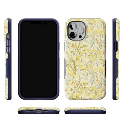 Boho Blooms | Golden Floral Case iPhone Case get.casely