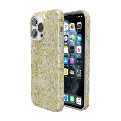Boho Blooms | Golden Floral Case iPhone Case get.casely