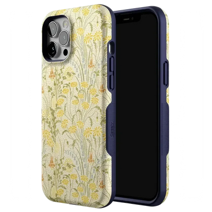 Boho Blooms | Golden Floral Case iPhone Case get.casely