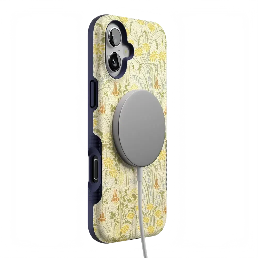 Boho Blooms | Golden Floral Case iPhone Case get.casely