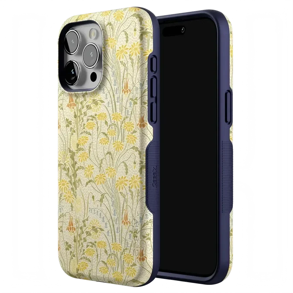 Boho Blooms | Golden Floral Case iPhone Case get.casely