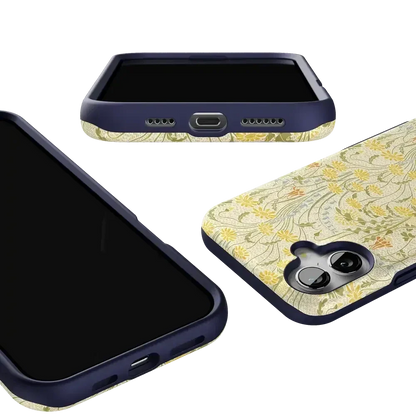 Boho Blooms | Golden Floral Case iPhone Case get.casely