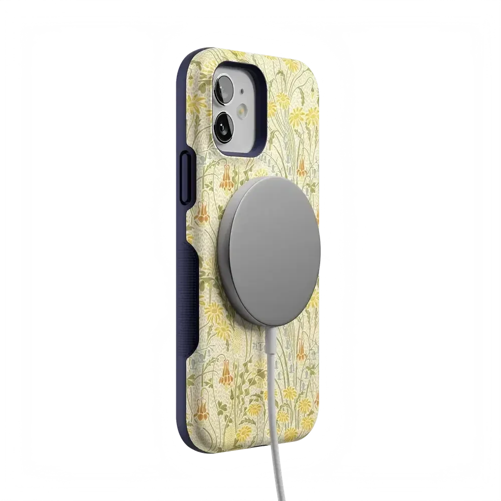 Boho Blooms | Golden Floral Case iPhone Case get.casely