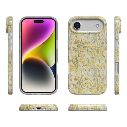 Boho Blooms | Golden Floral Case iPhone Case get.casely