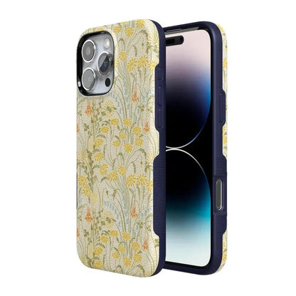 Boho Blooms | Golden Floral Case iPhone Case get.casely