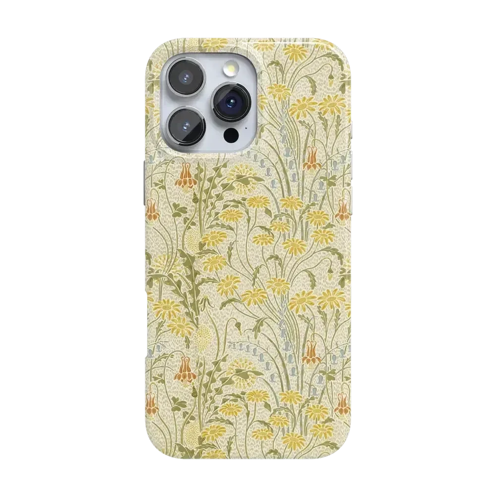 Boho Blooms | Golden Floral Case iPhone Case get.casely