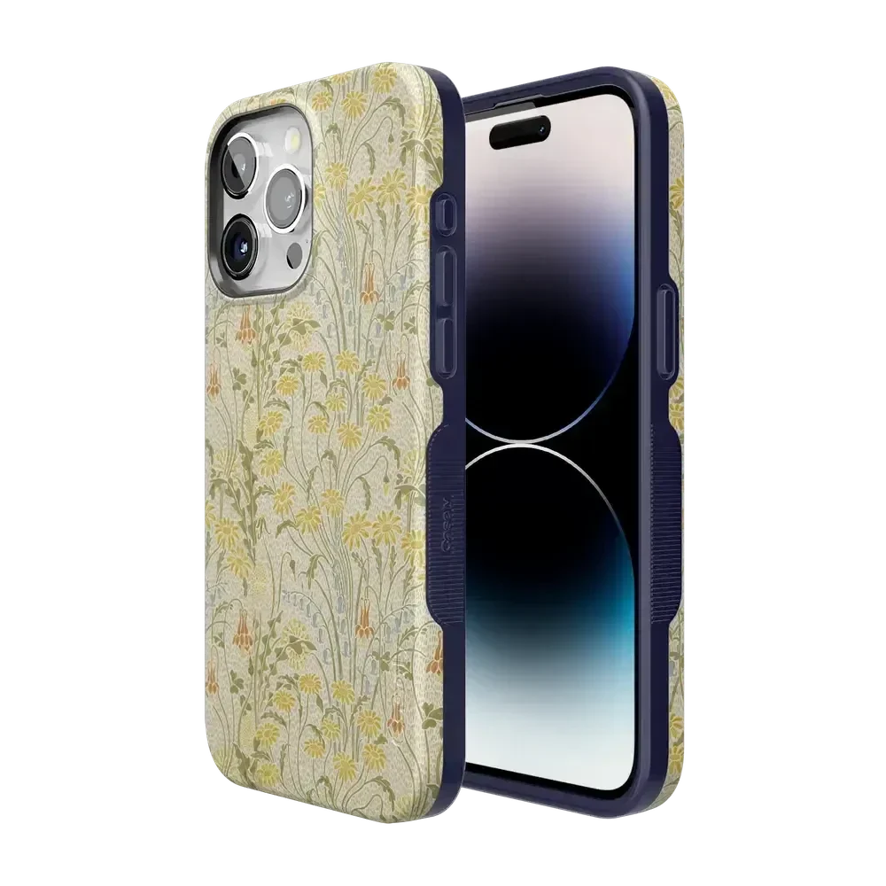 Boho Blooms | Golden Floral Case iPhone Case get.casely