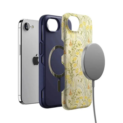 Boho Blooms | Golden Floral Case iPhone Case get.casely