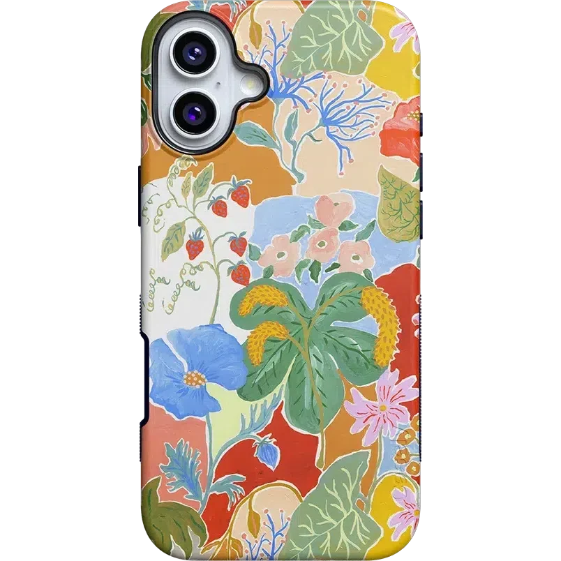 Botanical Blooms | Floral Patchwork Case iPhone Case get.casely Bold + MagSafe® iPhone 16 Plus