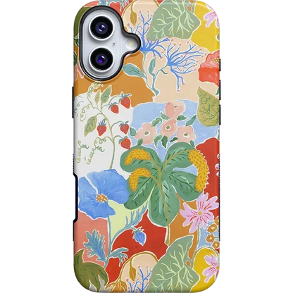 Botanical Blooms | Floral Patchwork Case iPhone Case get.casely Bold + MagSafe® iPhone 16 Plus