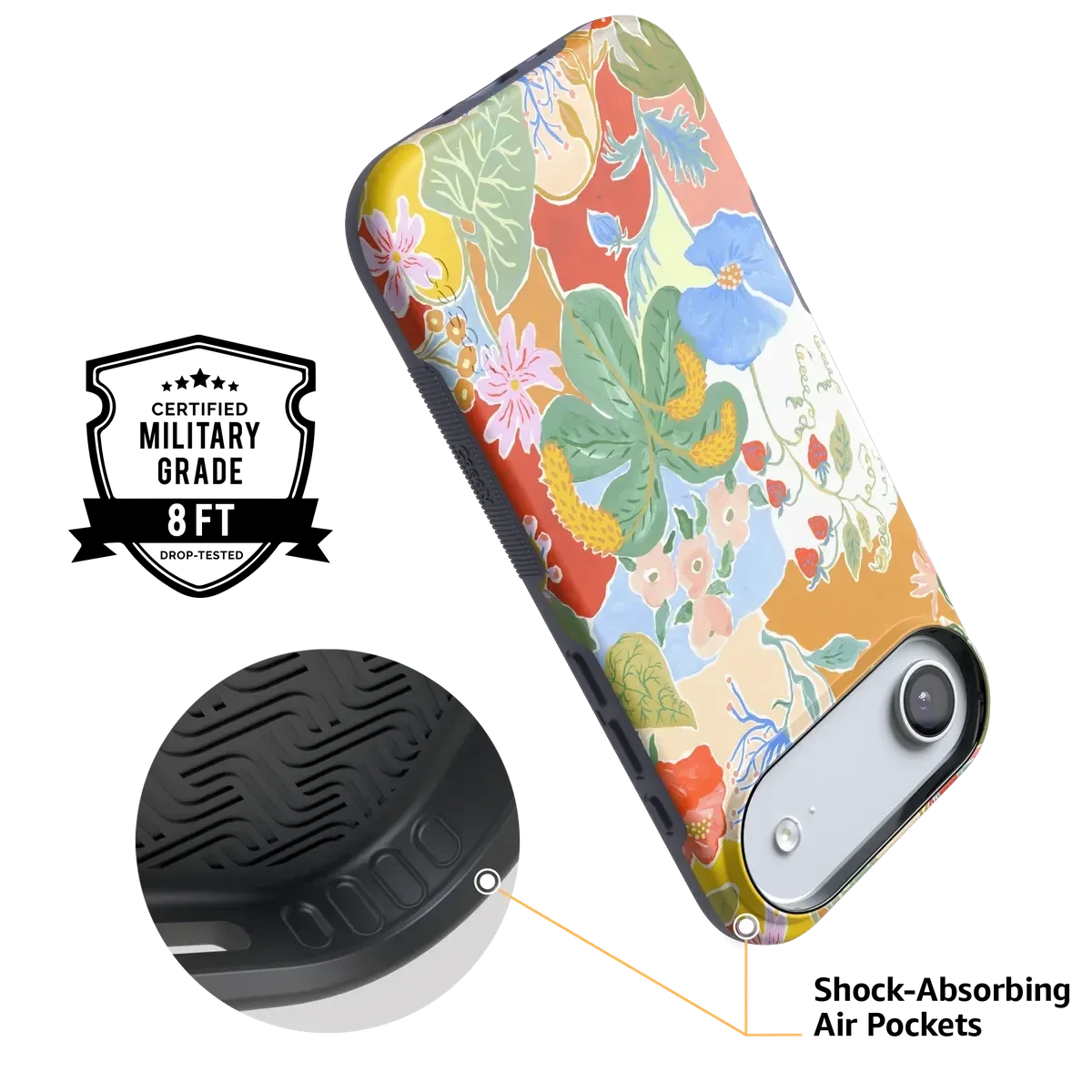 Botanical Blooms | Floral Patchwork Case iPhone Case get.casely