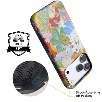 Botanical Blooms | Floral Patchwork Case iPhone Case get.casely