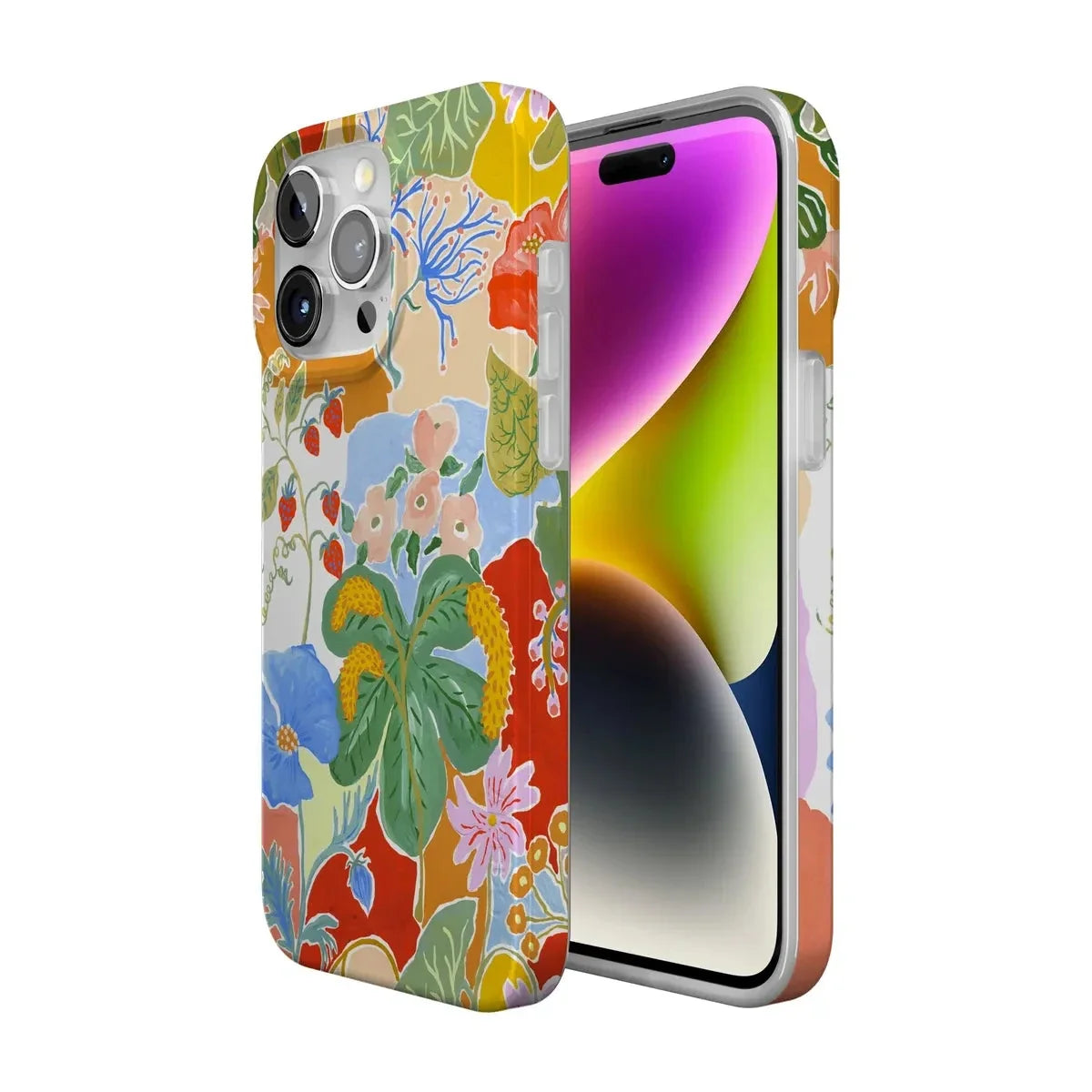 Botanical Blooms | Floral Patchwork Case iPhone Case get.casely