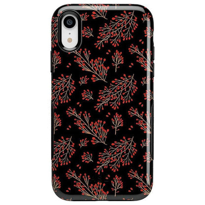 Branching Out | Festive Floral Case iPhone Case get.casely Bold iPhone XR