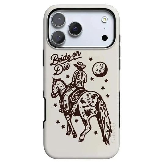 Bride or Die | Rodeo Bachelorette Case Phone Case Casetry Bold Flex + MagSafe® iPhone 17 Pro Max
