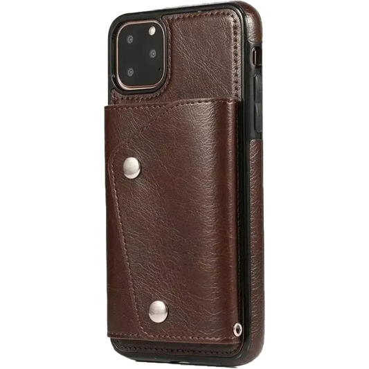 Brown Vegan Leather | Wallet Case iPhone Case get.casely Wallet iPhone 11 Pro