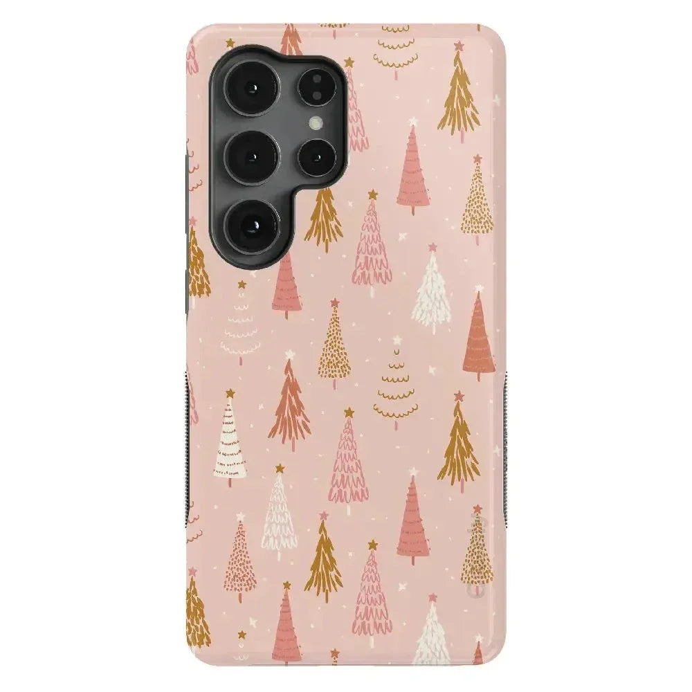 Bubblegum Forest | Christmas Tree Case Phone Case Casetry Bold Flex + MagSafe® Galaxy S25 Ultra
