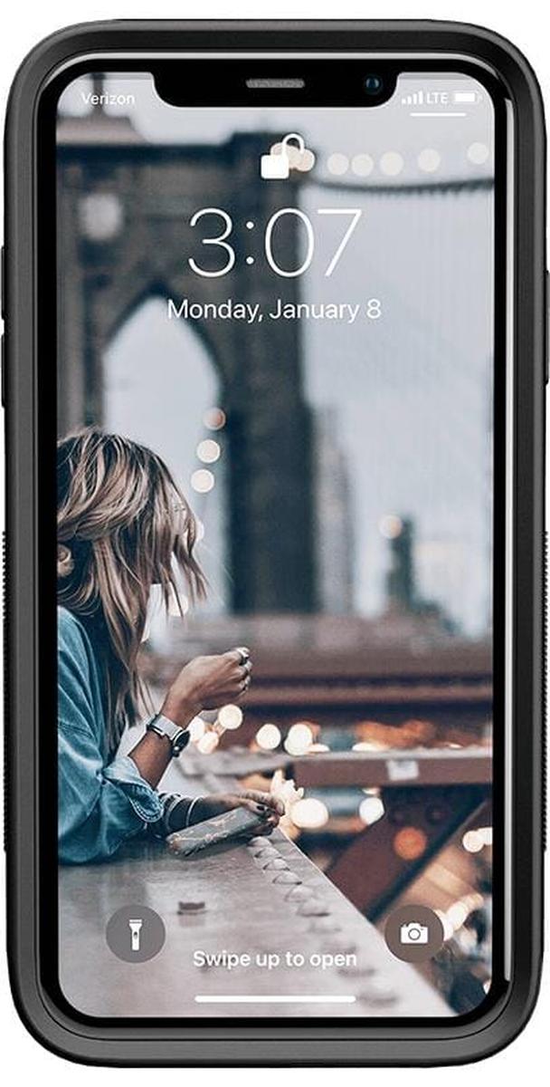 Burgundy Red on Black | Ultra-Protective Bold Case iPhone Case get.casely