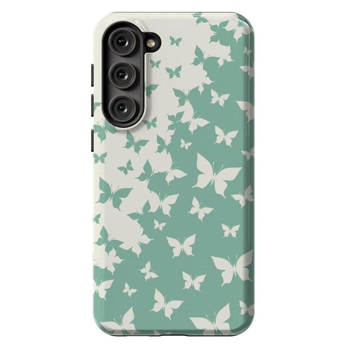 Butterfly Effect | Sage Colorblock Samsung Case Samsung Case Casetry Galaxy S23 Plus