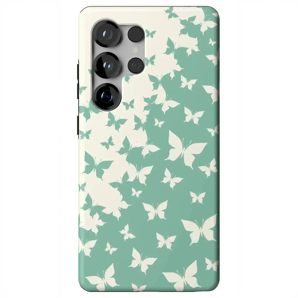 Butterfly Effect | Sage Colorblock Samsung Case Samsung Case Casetry Essential + MagSafe® Galaxy S25 Ultra