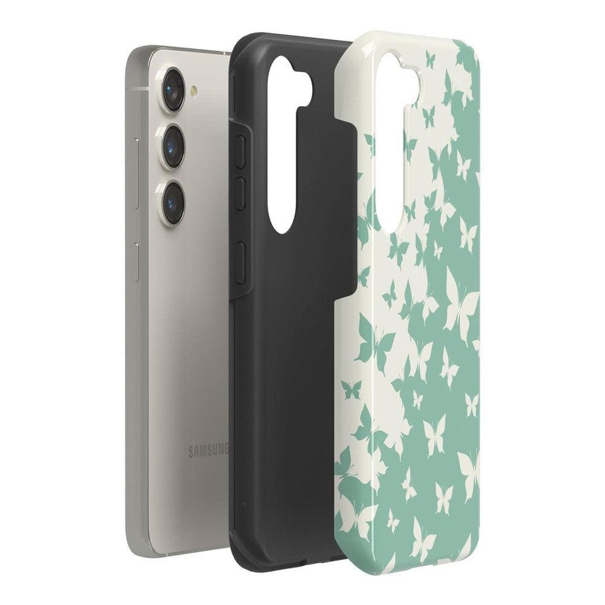 Butterfly Effect | Sage Colorblock Samsung Case Samsung Case Casetry