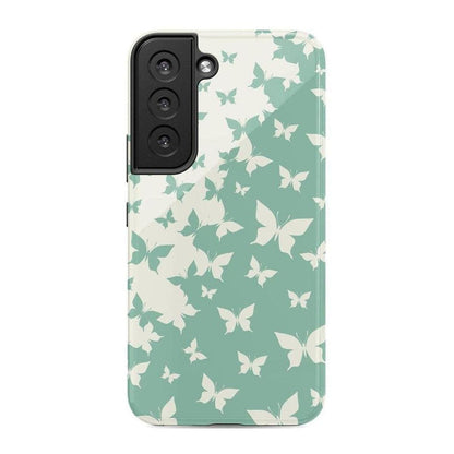Butterfly Effect | Sage Colorblock Samsung Case Samsung Case Casetry Galaxy S22