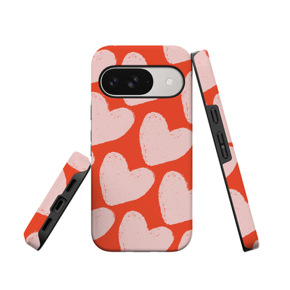 Love You More | Heart Doodle Case
