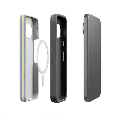 Coastline Stripes | Blue & Yellow Case