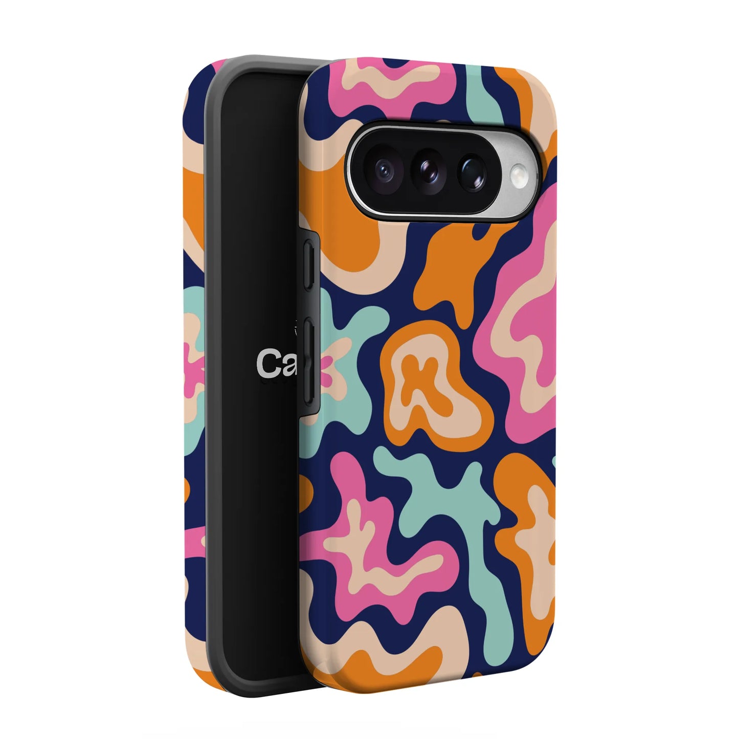 Midnight Color Splash | Abstract Retro Google Pixel Case