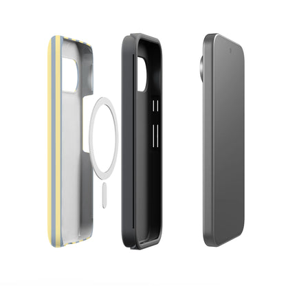 Coastline Stripes | Blue & Yellow Case