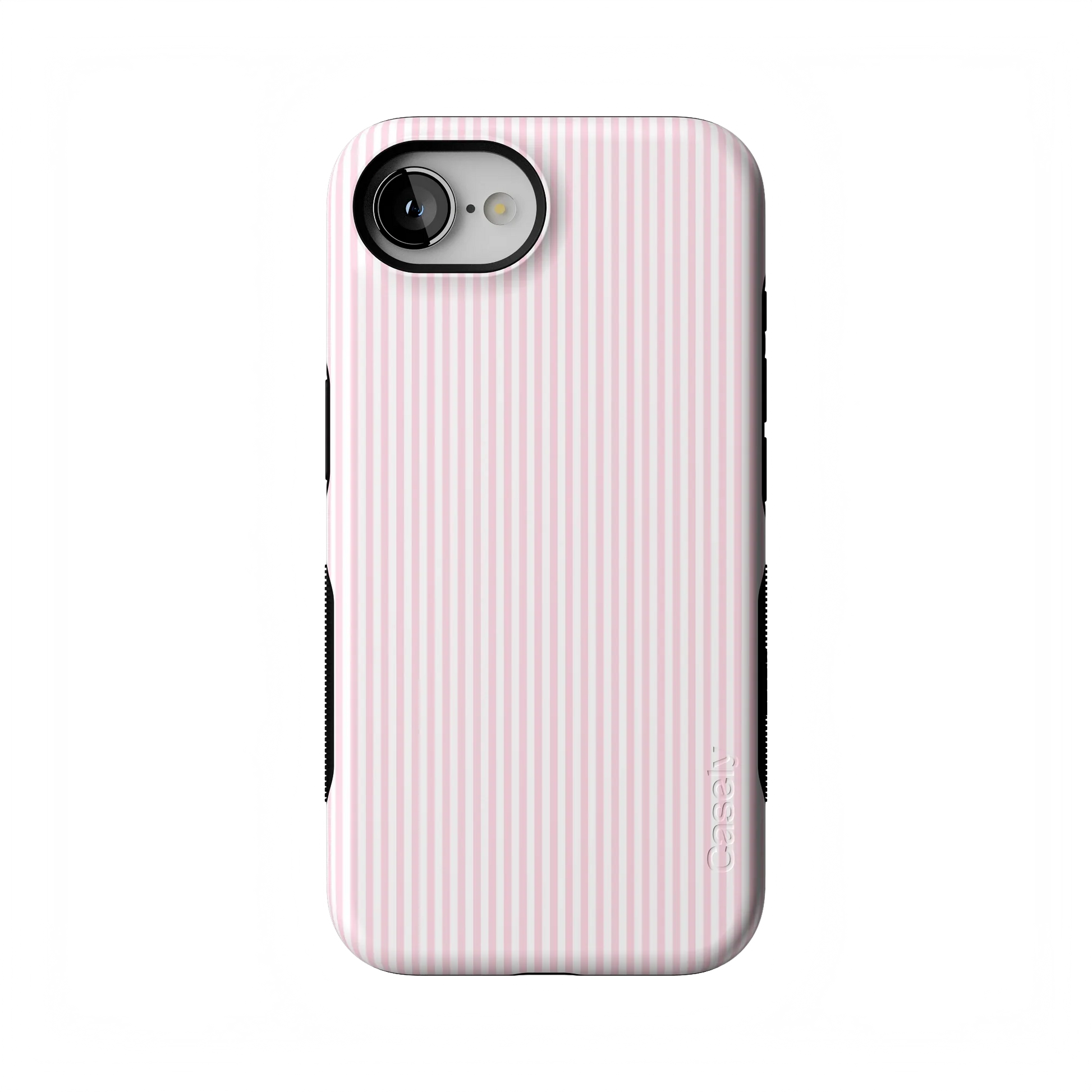 Stripes and the City | Light Pink Pinstripe Case - iPhone 16E