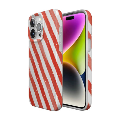 Candy Cane Lane | Peppermint Stripes Case Phone Case Casetry