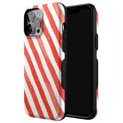 Candy Cane Lane | Peppermint Stripes Case Phone Case Casetry