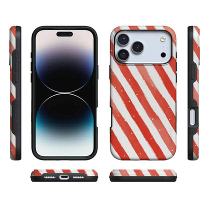 Candy Cane Lane | Peppermint Stripes Case Phone Case Casetry