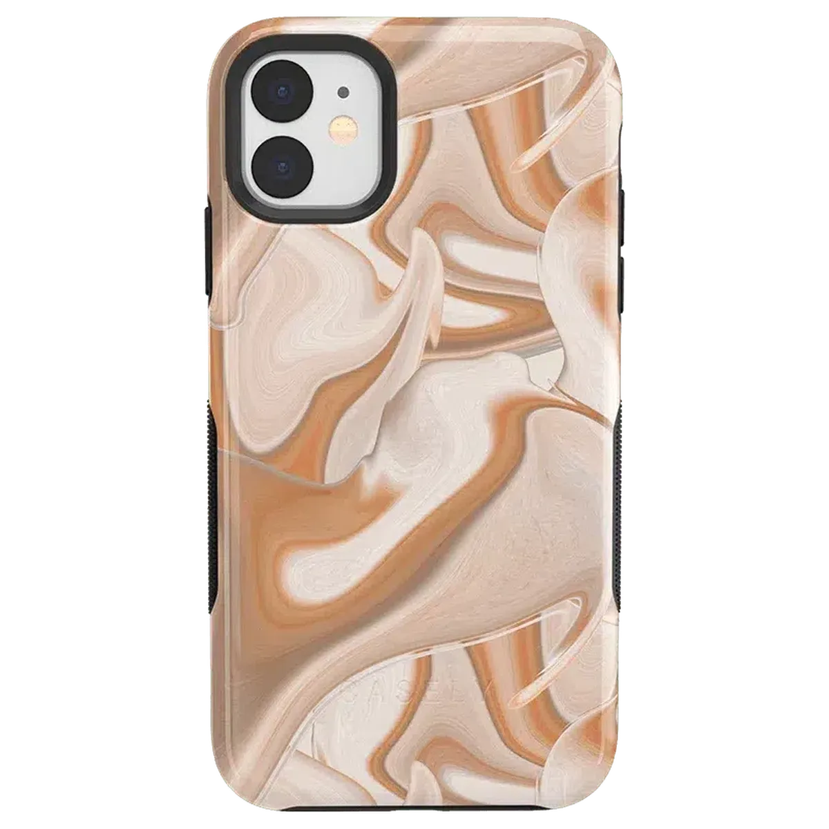 Caramel Delight | Marble Swirl Case iPhone Case get.casely Bold iPhone 11