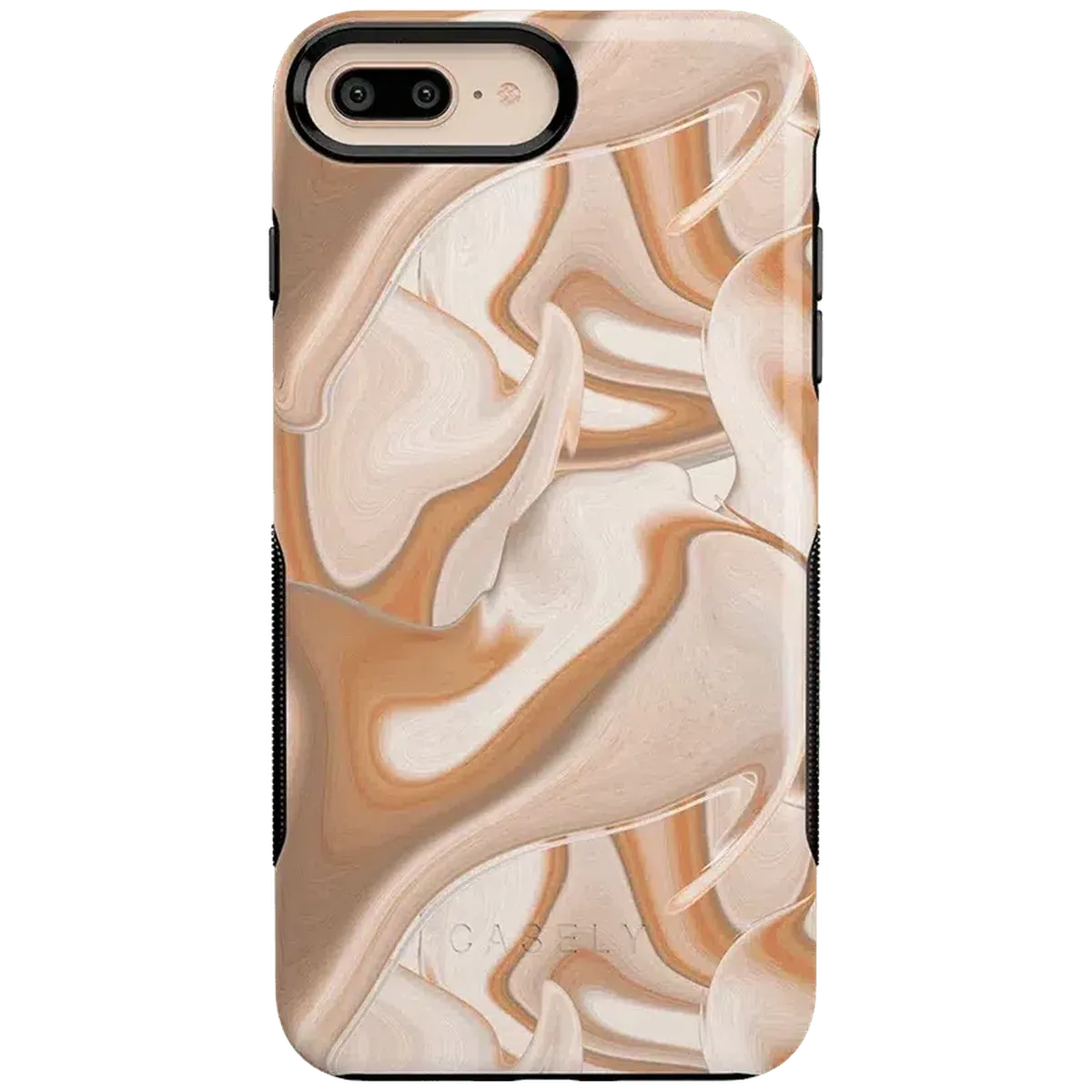 Caramel Delight | Marble Swirl Case iPhone Case get.casely Bold iPhone 6/7/8 Plus