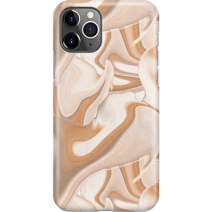 Caramel Delight | Marble Swirl Case iPhone Case get.casely Classic iPhone 11 Pro Max