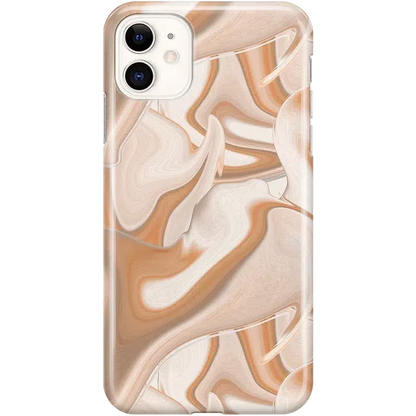 Caramel Delight | Marble Swirl Case iPhone Case get.casely Classic iPhone 11
