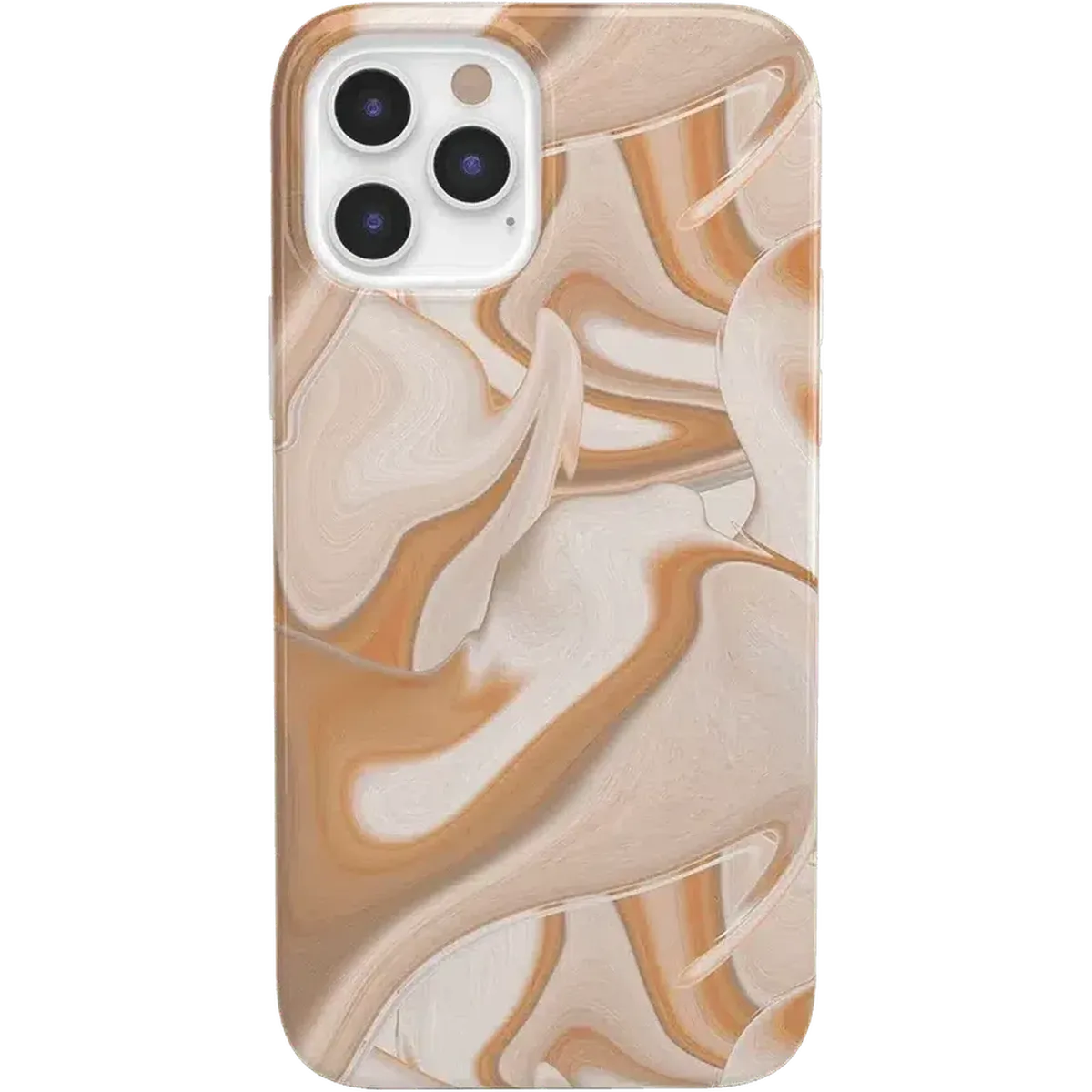Caramel Delight | Marble Swirl Case iPhone Case get.casely Classic iPhone 12 Pro Max