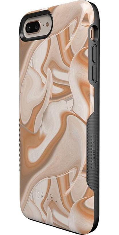 Caramel Delight | Marble Swirl Case iPhone Case get.casely