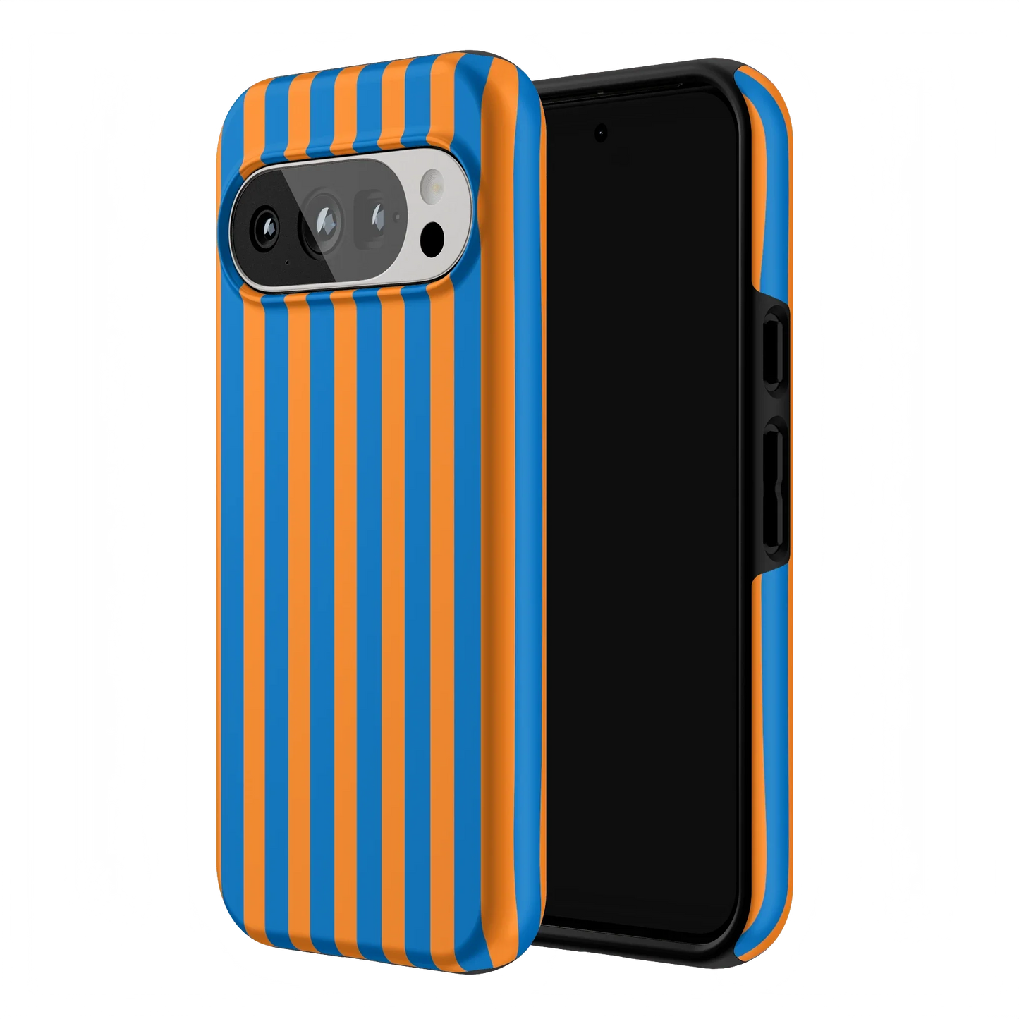 Go New York | Blue & Orange Stripes Case
