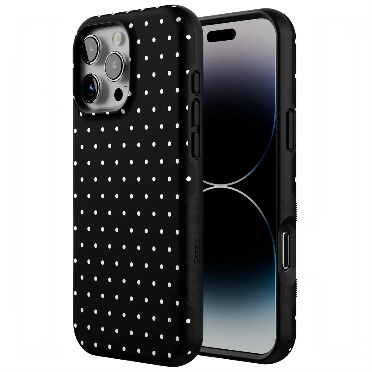 On the Dot | White Polka Dot Case