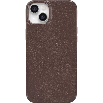 Cedar Trail | Brown Enchanted Shimmer Case iPhone Case get.casely Classic + MagSafe® iPhone 14 Plus