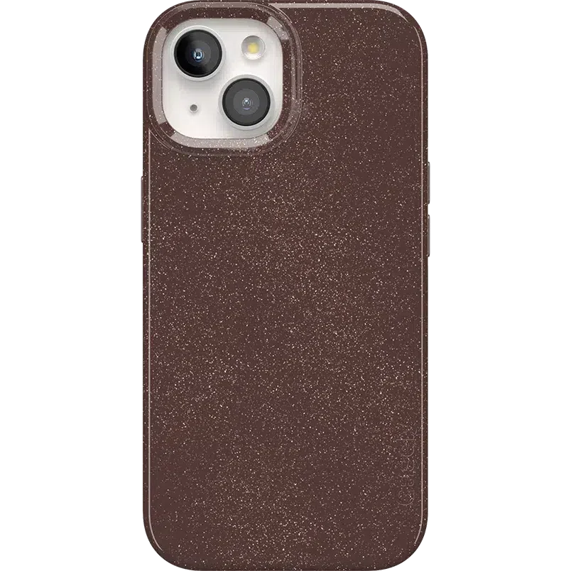 Cedar Trail | Brown Enchanted Shimmer Case iPhone Case get.casely Classic + MagSafe® iPhone 15 Plus