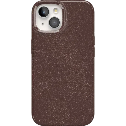 Cedar Trail | Brown Enchanted Shimmer Case iPhone Case get.casely Classic + MagSafe® iPhone 15 Plus