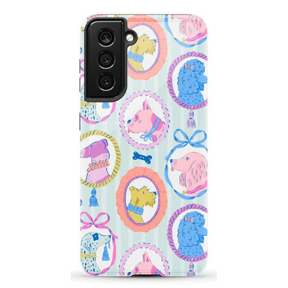Chateau Pups | French Dog Case iPhone Case get.casely Essential Galaxy S21